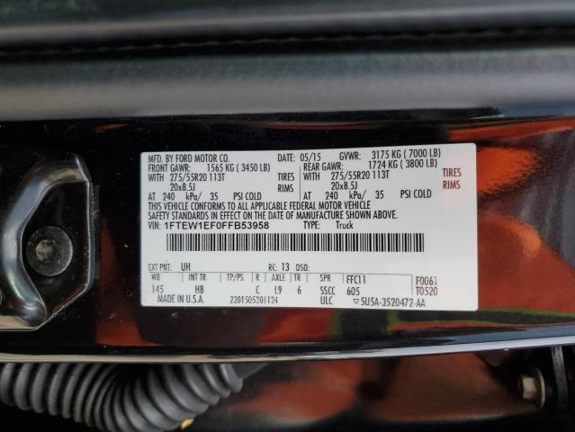 2015 FORD F150 SUPER 1FTEW1EF0FFB53958