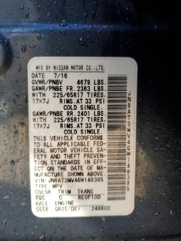 2016 NISSAN ROGUE S #3287773094