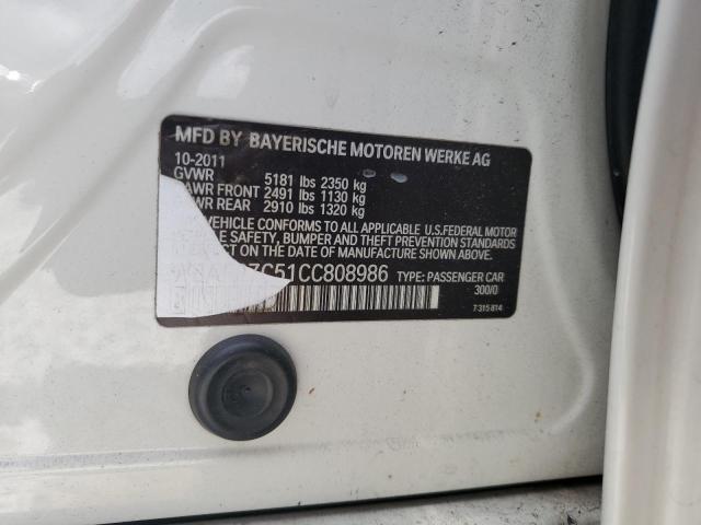 2012 BMW 535 I - WBAFR7C51CC808986