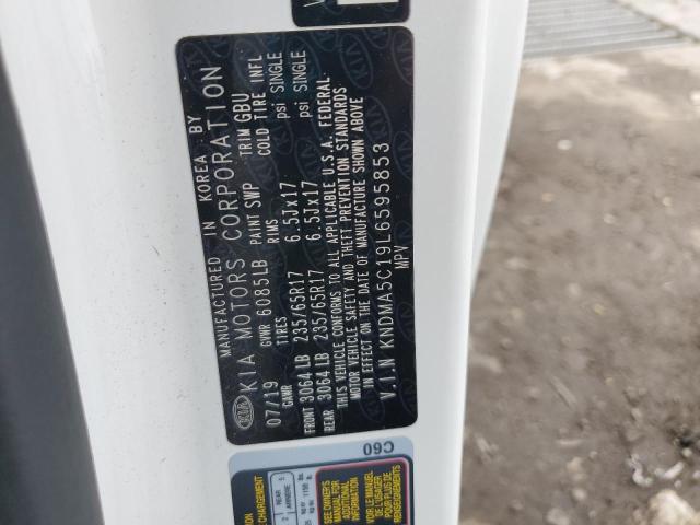 2020 KIA SEDONA L KNDMA5C19L6595853