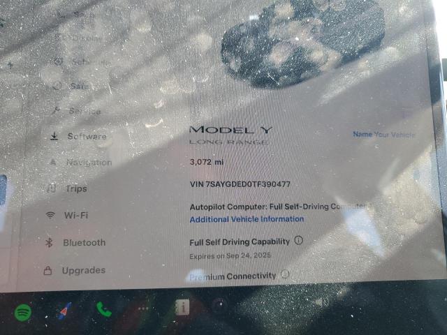 2026 TESLA MODEL Y 7SAYGDED0TF390477