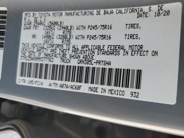 2021 TOYOTA TACOMA DOU - 3TMCZ5AN9MM377763
