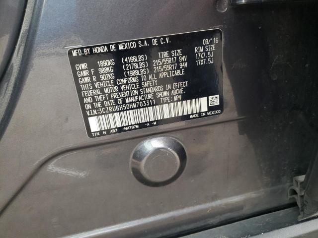 2017 HONDA HR-V EX 3CZRU6H50HM703311