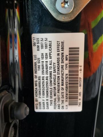 2017 HONDA CR-V EX - 7FARW1H58HE017674