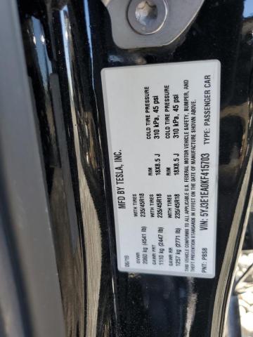 2019 TESLA MODEL 3 5YJ3E1EA0KF415703