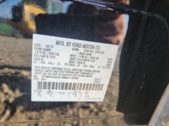 2021 FORD EDGE SE 2FMPK4G91MBA12890