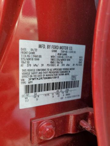 2022 FORD MUSTANG MA 3FMTK2R78NMA15915