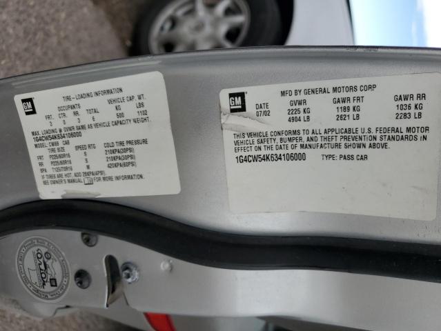 2003 BUICK PARK AVENU #3298083161