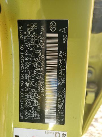 2016 TOYOTA SCION IM JTNKARJE1GJ508420