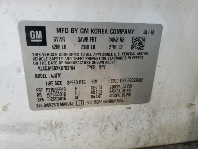 2019 BUICK ENCORE PRE KL4CJASBXKB703704