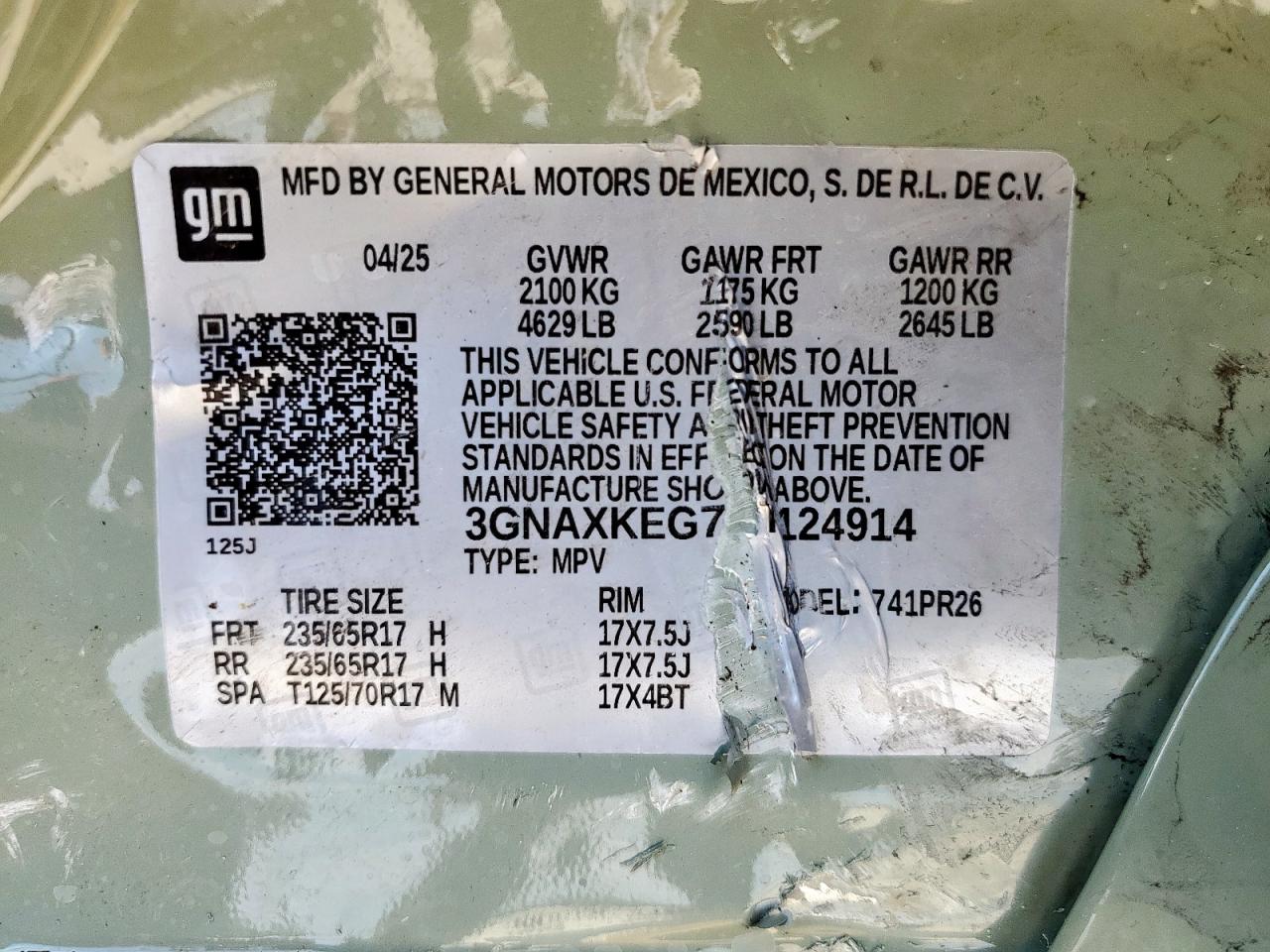 CHEVROLET EQUINOX ACTIV