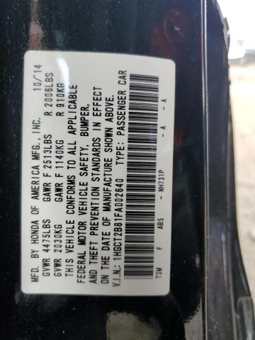 2015 HONDA ACCORD EXL - 1HGCT2B81FA002640