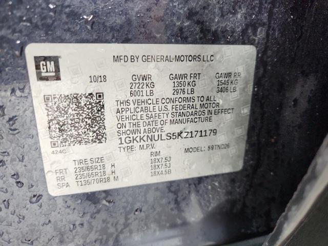 2019 GMC ACADIA SLT - 1GKKNULS5KZ171179