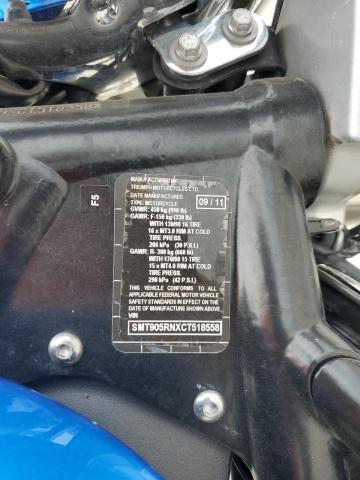 2012 TRIUMPH MOTORCYCLE AMERICA - SMT905RNXCT518558