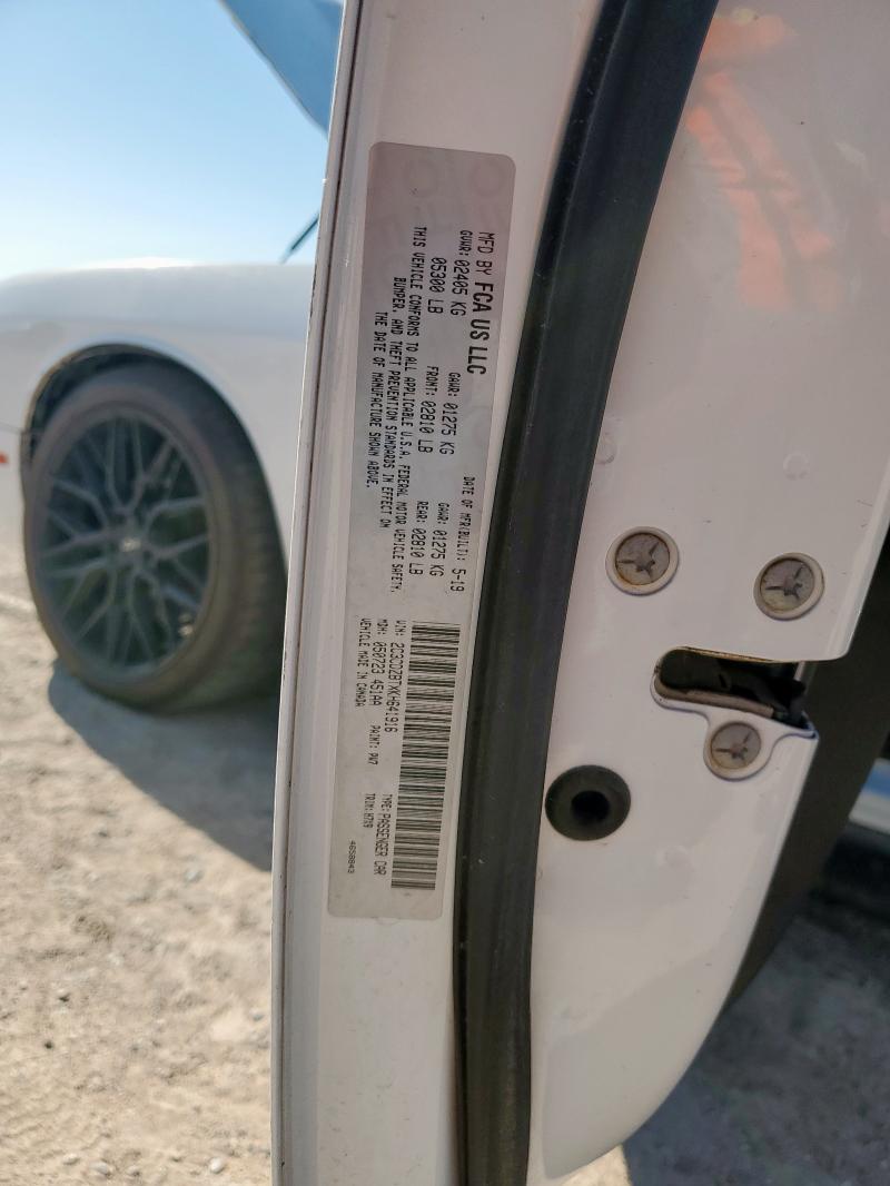2019 DODGE CHALLENGER R/T 2C3CDZBTXKH641916