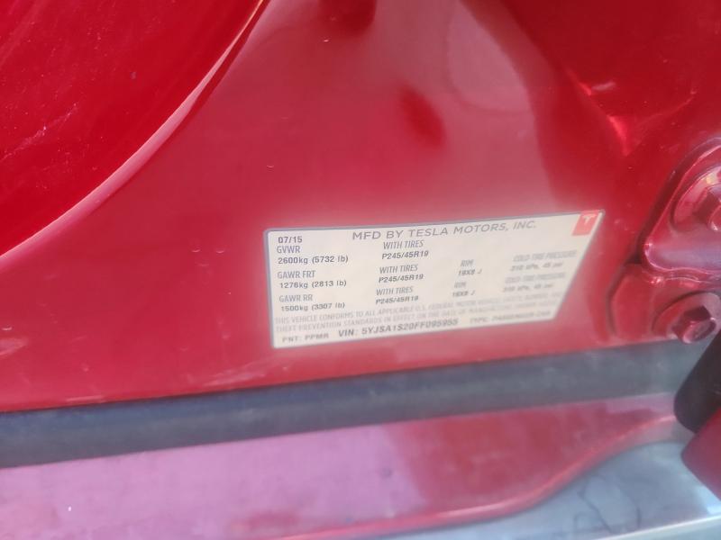 2015 TESLA MODEL S 70 #3276352712