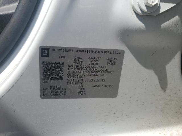 2018 GMC SIERRA K1500 DENALI 3GTU2PEJ3JG353593