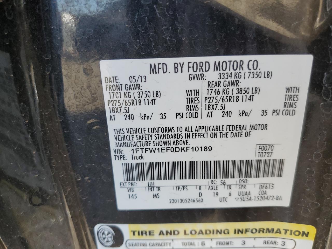 FORD F-150 SUPERCREW