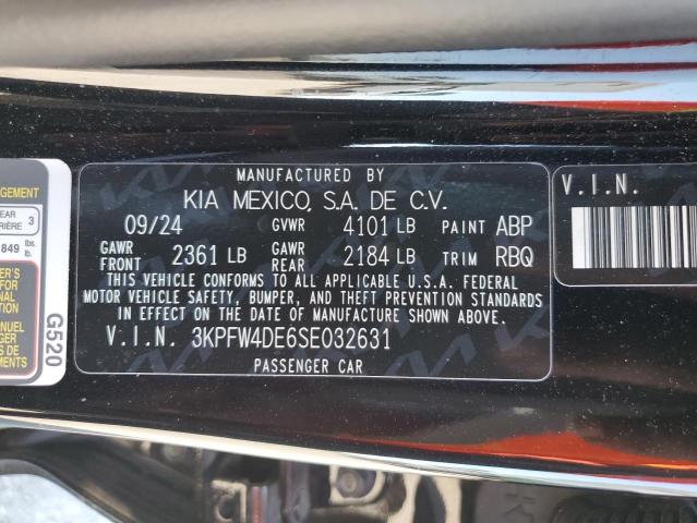 2025 KIA K4 GT LINE 3KPFW4DE6SE032631