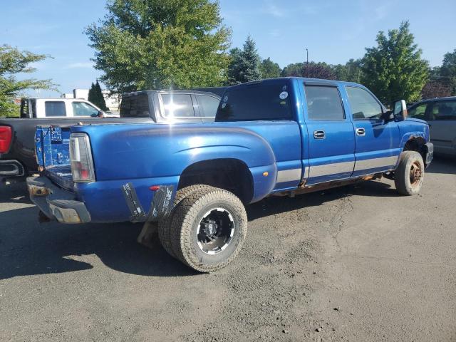 CHEV SILVERADO K3500 2003 blue crew pic diesel 1GCJK33103F188699 photo #4