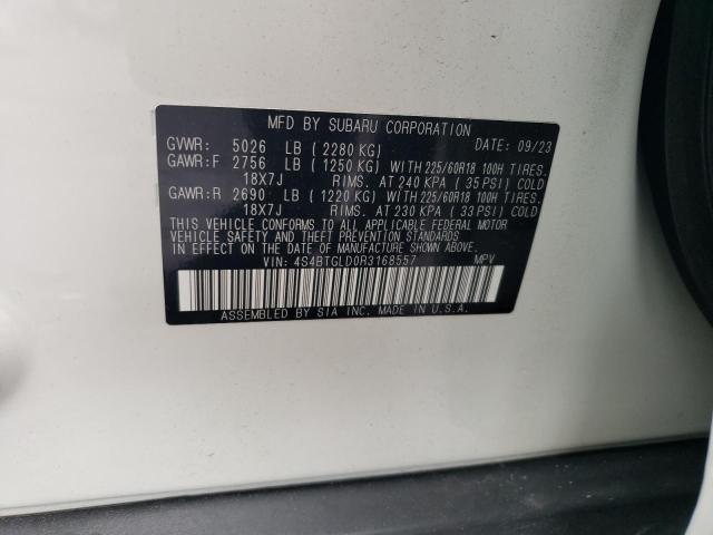 2024 SUBARU OUTBACK ONYX EDITION XT 4S4BTGLD0R3168557