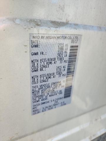 2017 INFINITI QX60 5N1DL0MM1HC542090