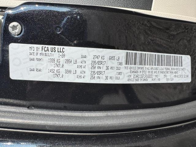 2020 CHRYSLER VOYAGER LXI 2C4RC1DG7LR163251