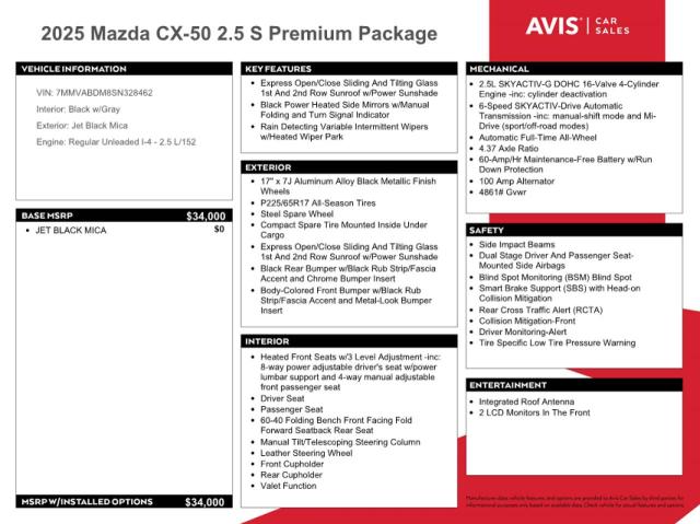 2025 MAZDA CX-50 PREM #3232166558