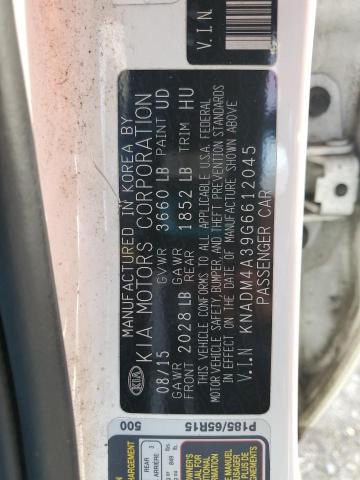 2016 KIA RIO LX KNADM4A39G6612045