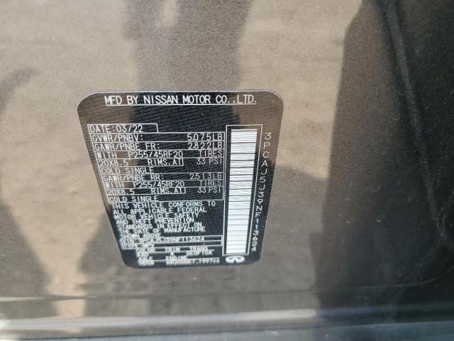 2022 INFINITI QX55 LUXE 3PCAJ5J39NF113624