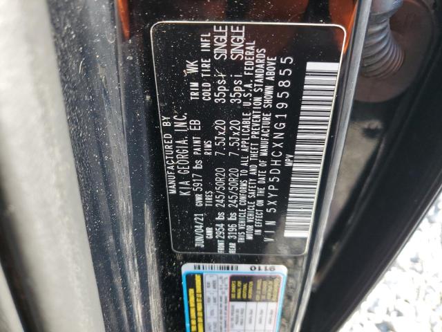 2022 KIA TELLURIDE SX 5XYP5DHCXNG195855