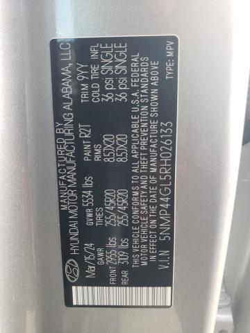 2024 HYUNDAI SANTA FE LIMITED 5NMP44GL5RH026133