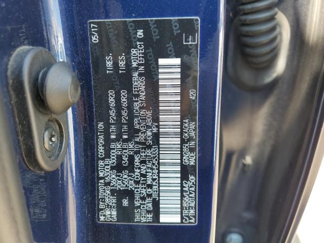 2017 TOYOTA 4RUNNER SR JTEBU5JR4H5453331