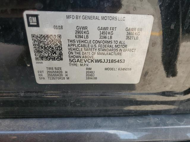 2018 BUICK ENCLAVE AV 5GAEVCKW6JJ185453