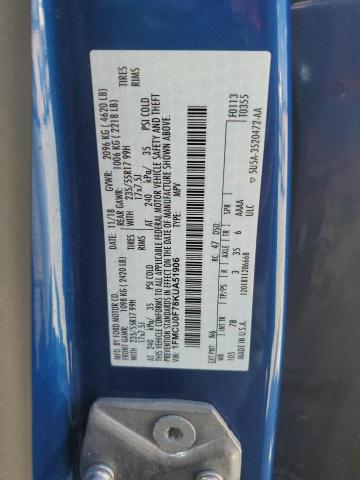2019 FORD ESCAPE S 1FMCU0F78KUA51906