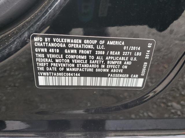 2014 VOLK PASSAT SE #3296907848