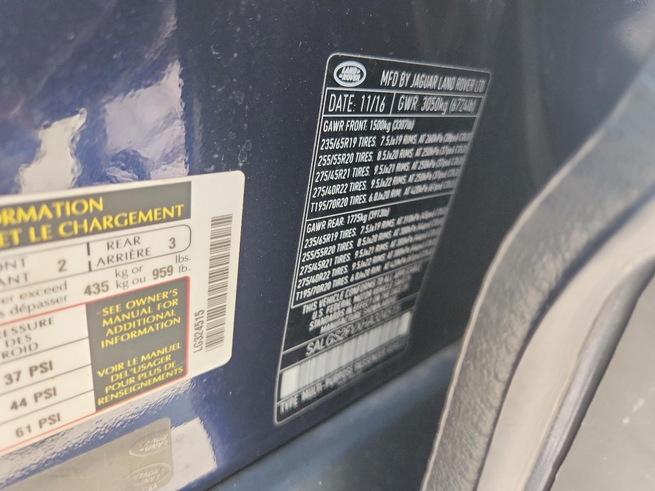 LAND ROVER RANGE ROVER HSE