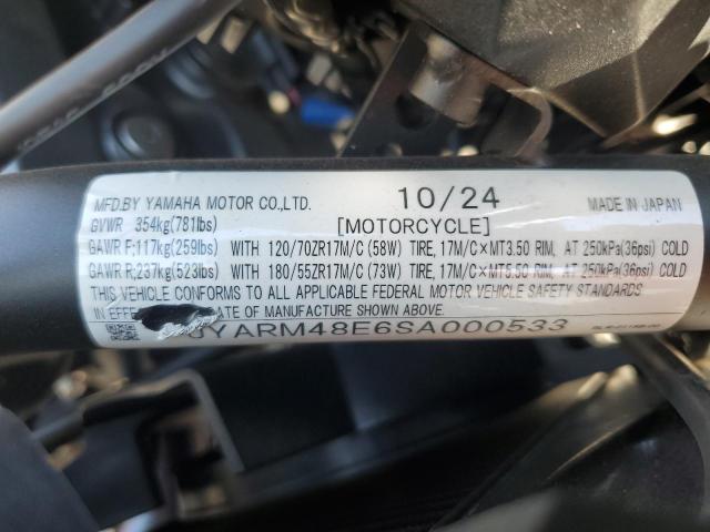 2025 YAMAHA MTN690 JYARM48E6SA000533