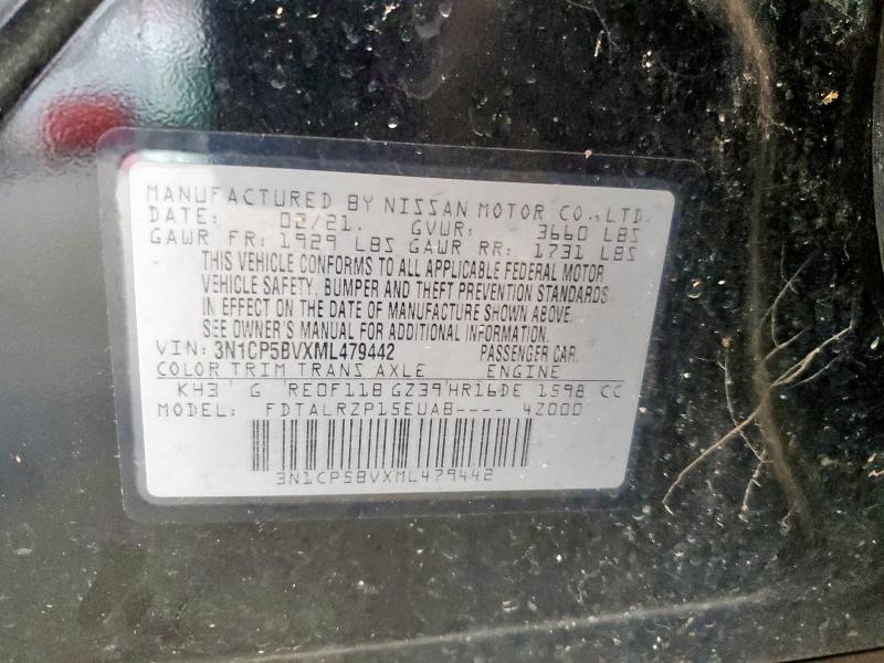 2021 NISSAN KICKS S - 3N1CP5BVXML479442