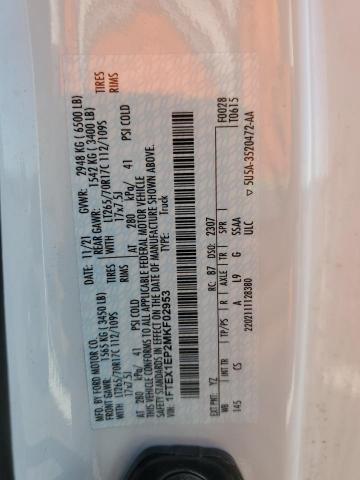 2021 FORD F150 SUPER CAB - 1FTEX1EP2MKF02953