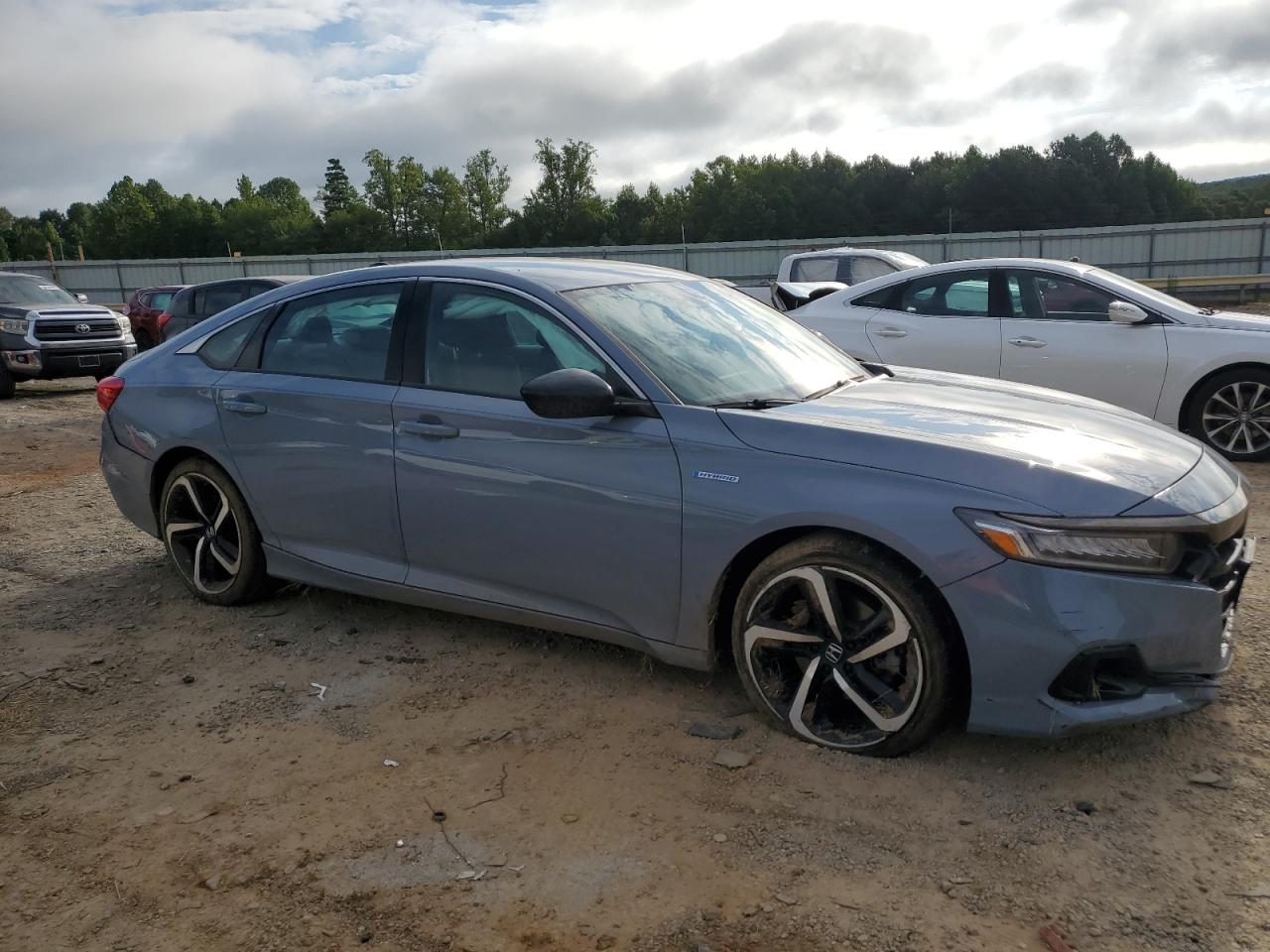 Lot #3315935139 2022 HONDA ACCORD HYBRID SPORT