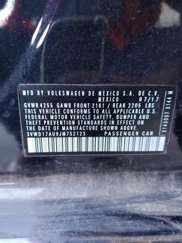 2018 VOLKSWAGEN GOLF SPORT 3VWD17AU9JM752123