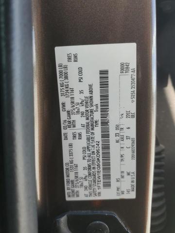2016 FORD F150 SUPER - 1FTEW1EG5GKD99342
