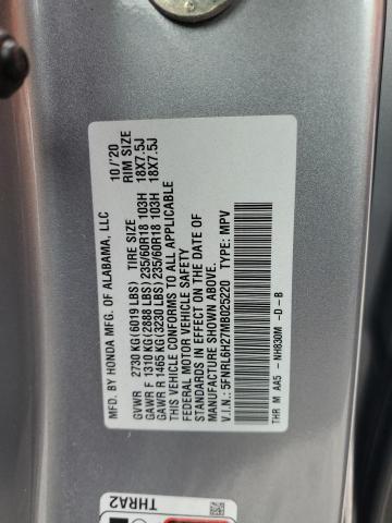 2021 HONDA ODYSSEY LX 5FNRL6H27MB025220