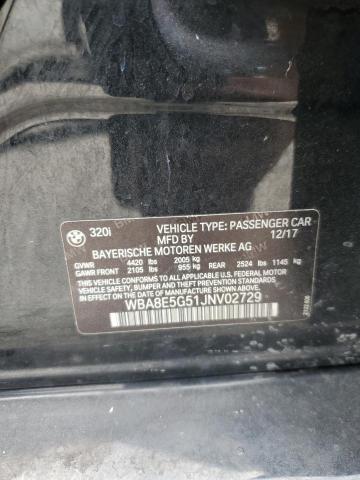 2018 BMW 320 XI WBA8E5G51JNV02729