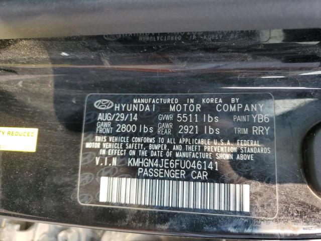 2015 HYUNDAI GENESIS 3.8L KMHGN4JE6FU046141