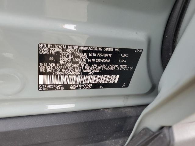 2021 TOYOTA RAV4 XLE PREMIUM 2T3B6RFV5MW008045
