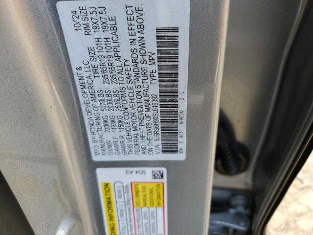 2025 HONDA CR-V SPORT 5J6RS6H90SL019392