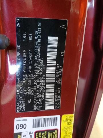2015 TOYOTA SIENNA 5TDZK3DC5FS535600