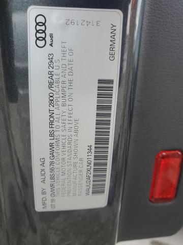 2020 AUDI A7 PREMIUM WAUU2AF2XLN011344